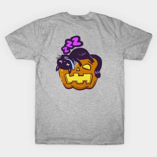 sleeping emote on halloween T-Shirt